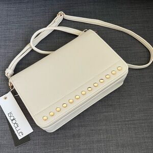 NWT ISABELLE VEGAN CROSSBODY BAG WRISTLET CLUTCH